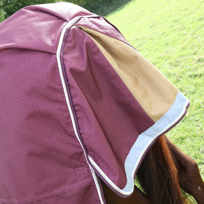 Highlander Plus 100 Turnout Rug - Maroon - 5ft