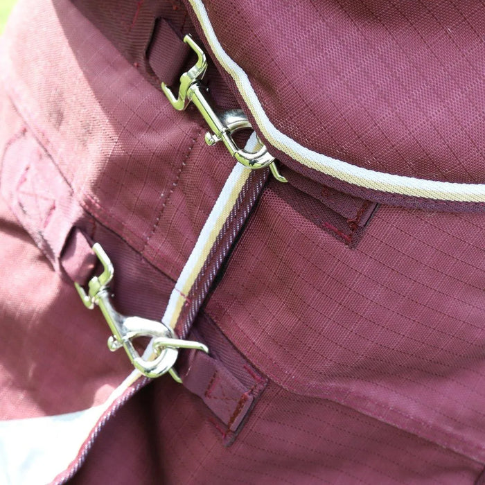 Highlander Plus 100 Turnout Rug - Maroon - 5ft