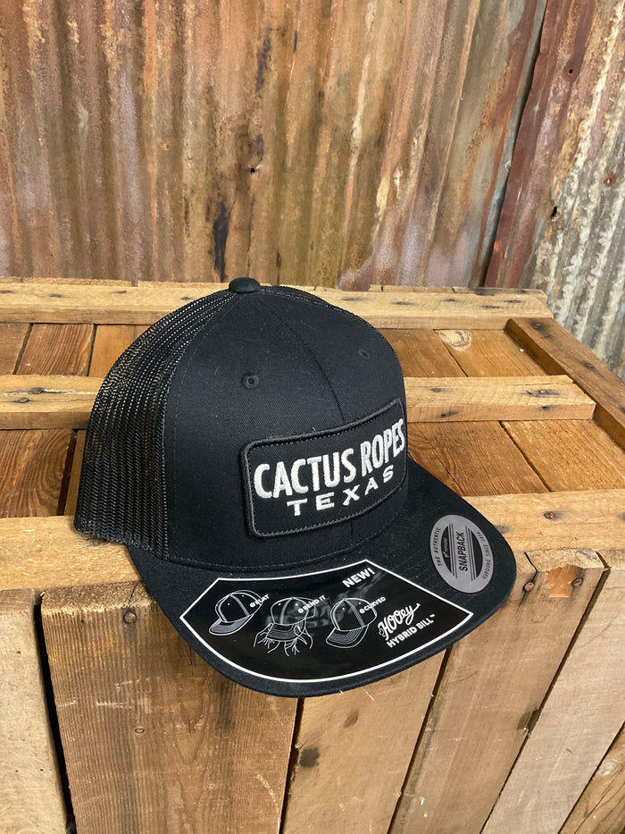 Hooey "Cactus Ropes" Black Ballcap