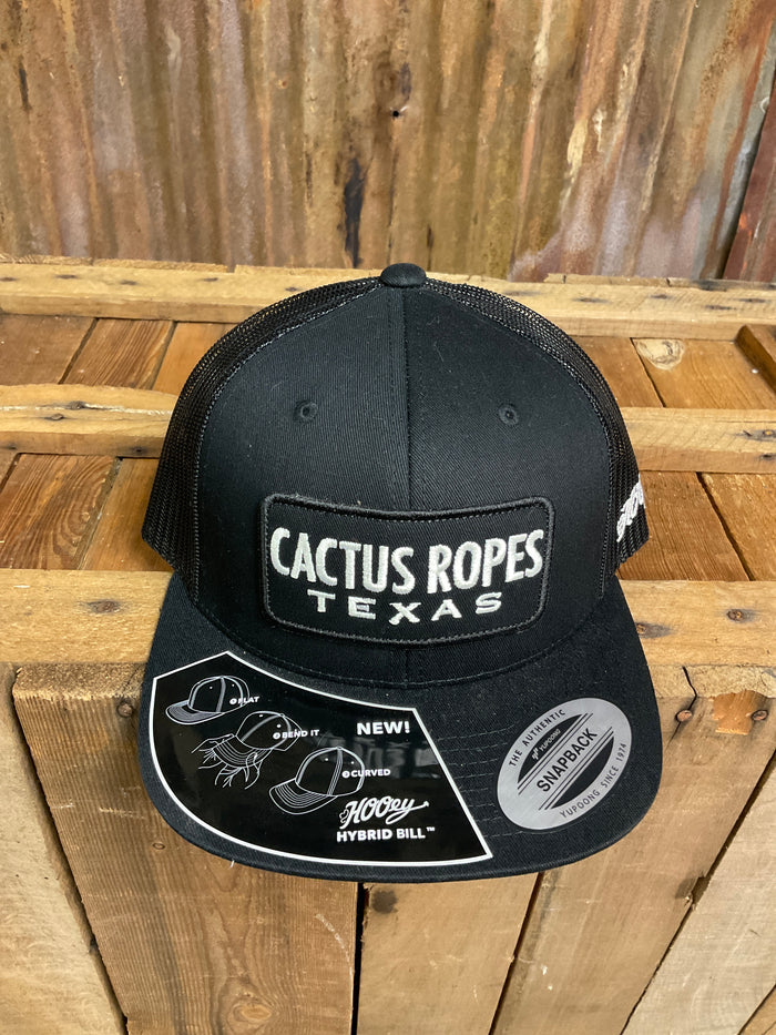 Hooey "Cactus Ropes" Black Ballcap