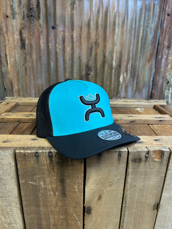 Hooey "Coach" Turquoise/Black Hat