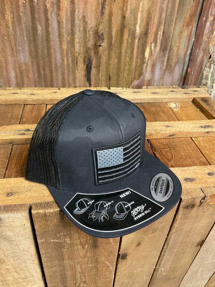 Hooey "Liberty Roper" Black Camo Hat