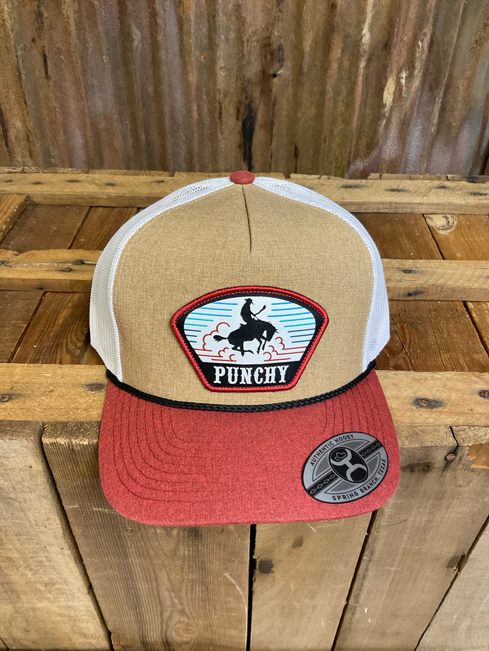 Hooey "Punchy" Tan & White & Brown Hat