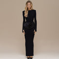 Hosé Maxi Dress - Black