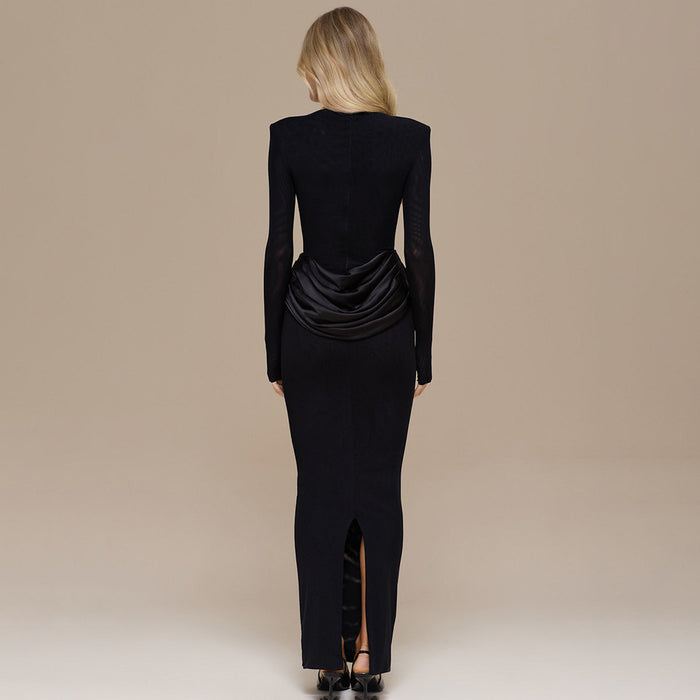 Hosé Maxi Dress - Black