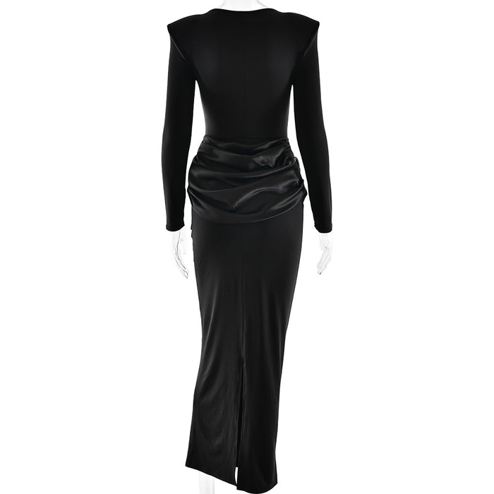 Hosé Maxi Dress - Black