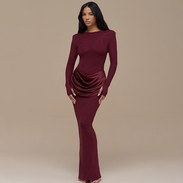 Hosé Maxi Dress - Red