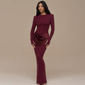 Hosé Maxi Dress - Red