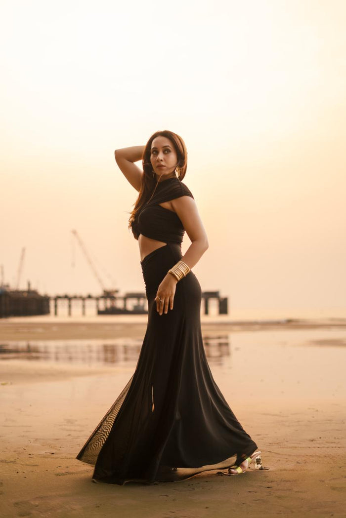 Isola Maxi Dress - Black