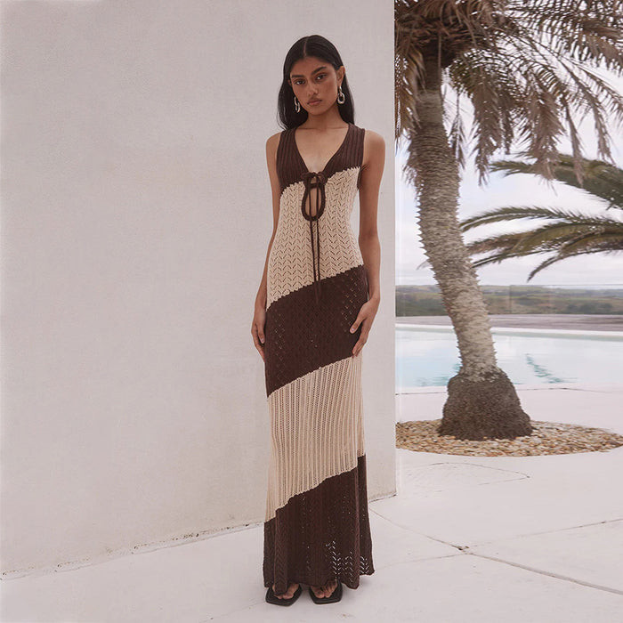 Ivy Maxi Dress - Brown