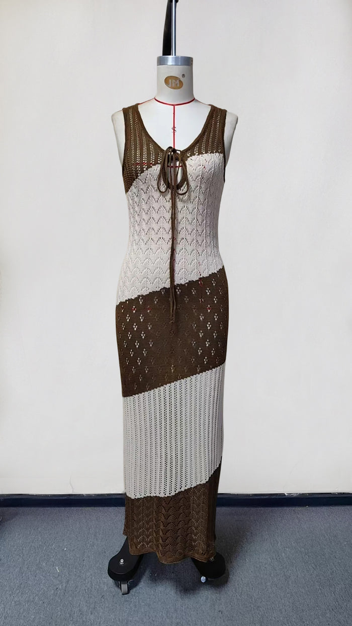 Ivy Maxi Dress - Brown