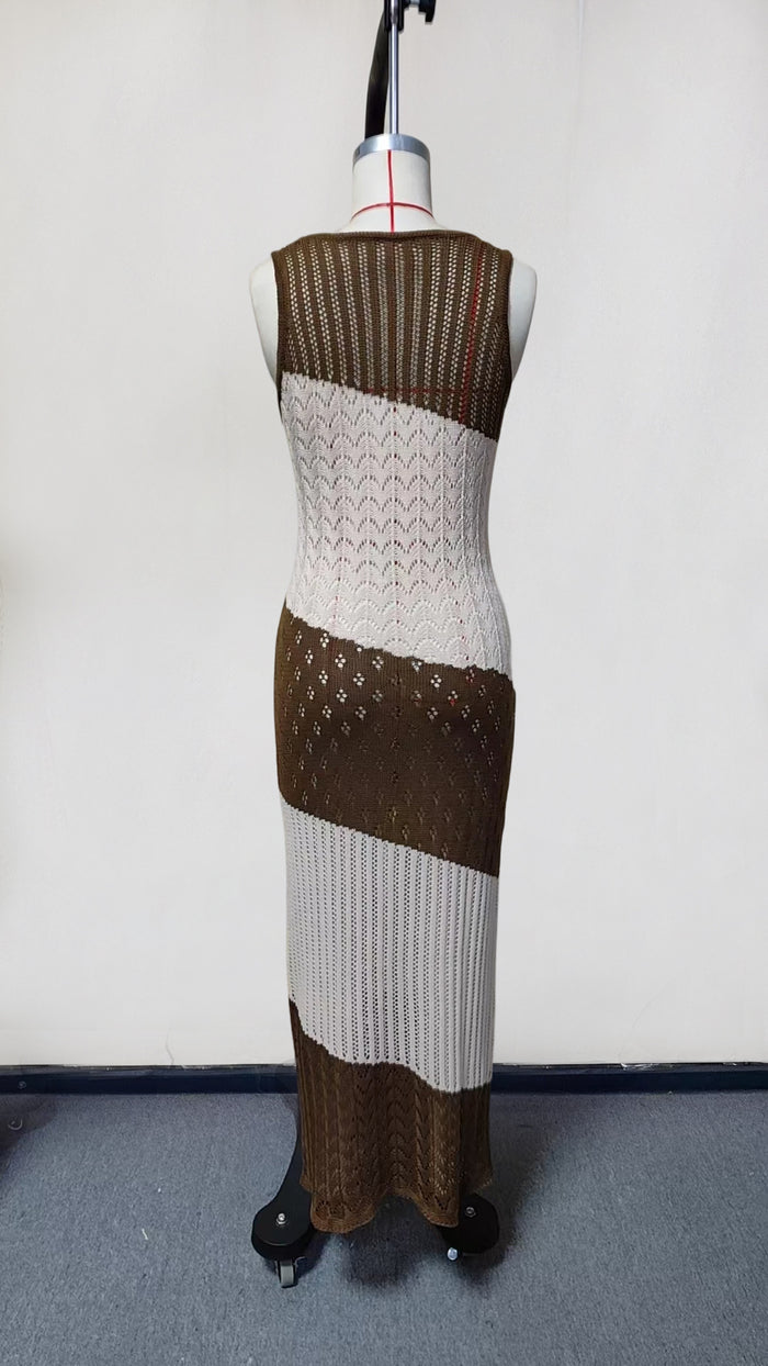 Ivy Maxi Dress - Brown