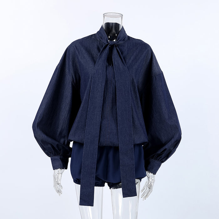 Jamie Co-ord - Navy Blue