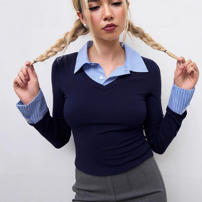 Jessy Top - Navy Blue