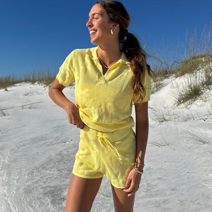Josephine Co ord Set - Yellow