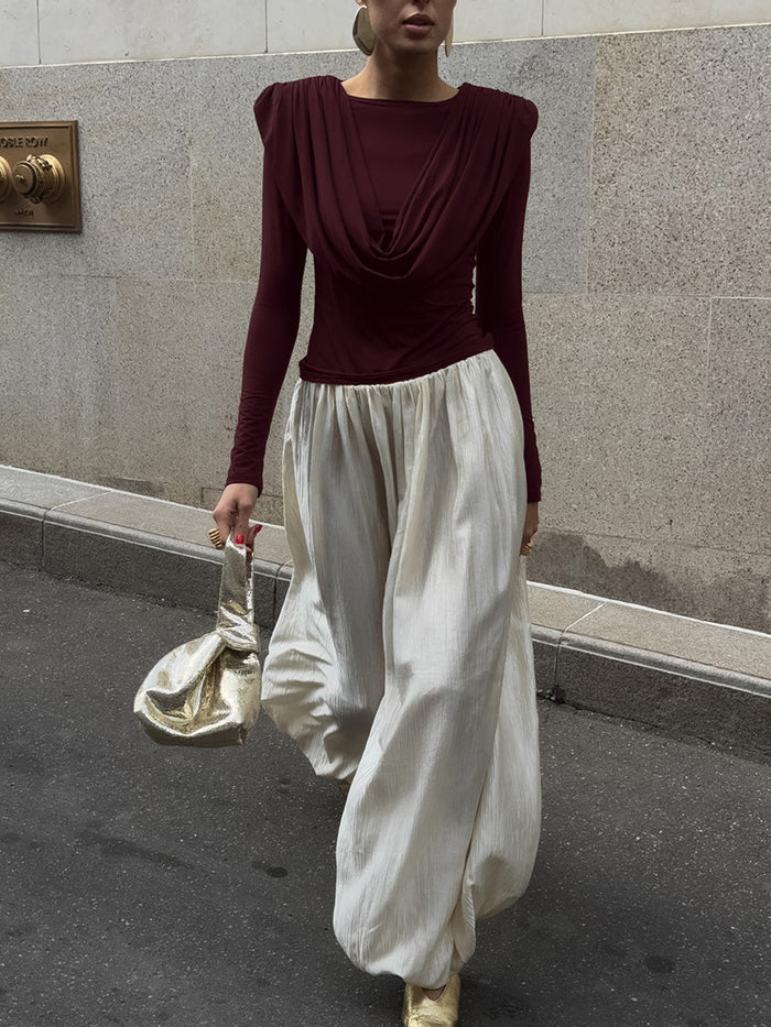 Julian Top - Maroon