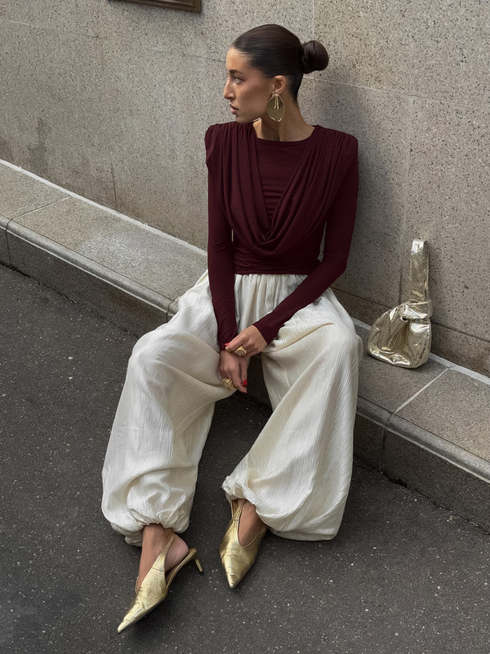 Julian Top - Maroon