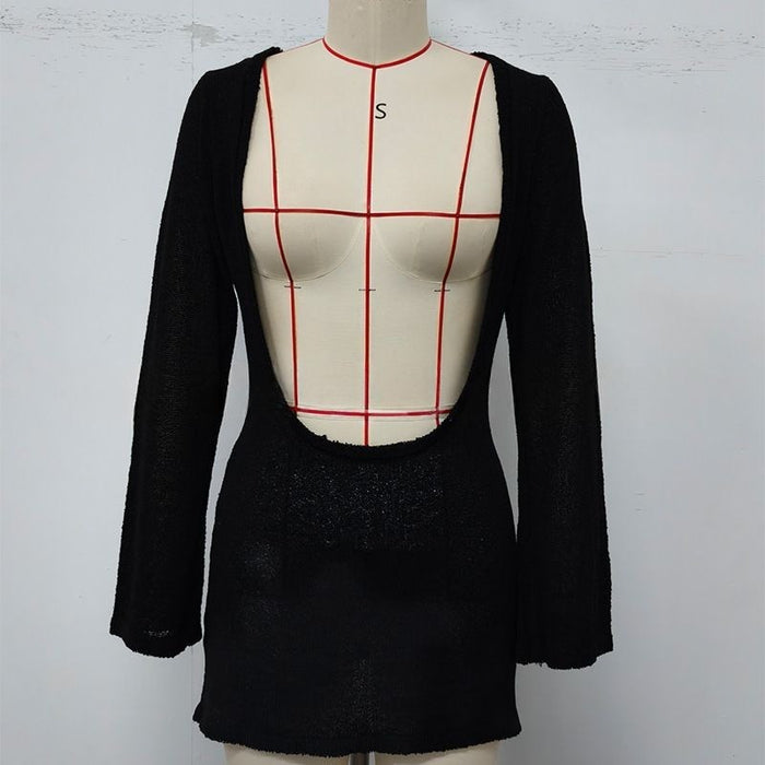 Kael Mini Dress - Black