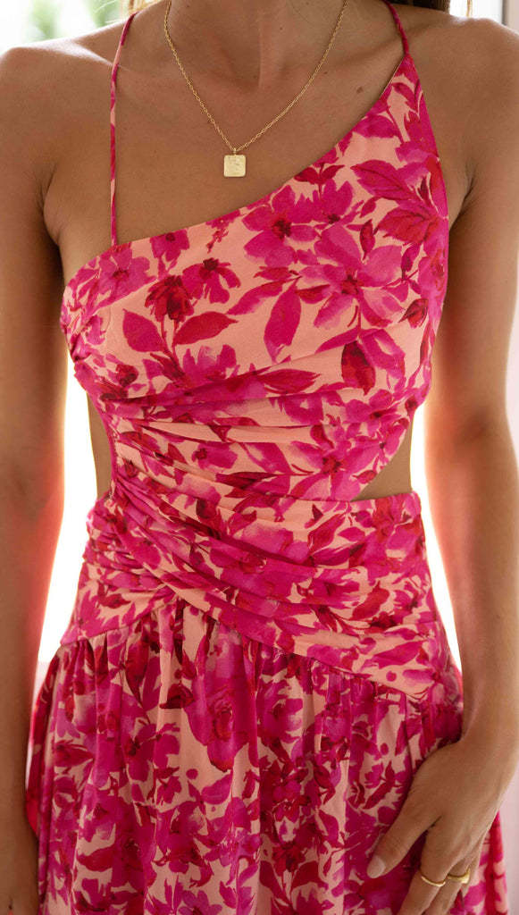 Kelly Midi Dress - Red