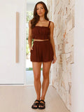 Kessy Co ord Set - Brown