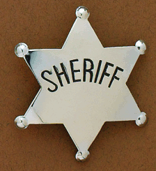 Kid's Sheriff Badge