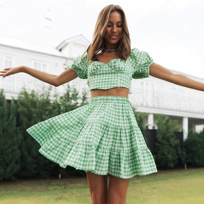 Kivara Co ord Set - Green