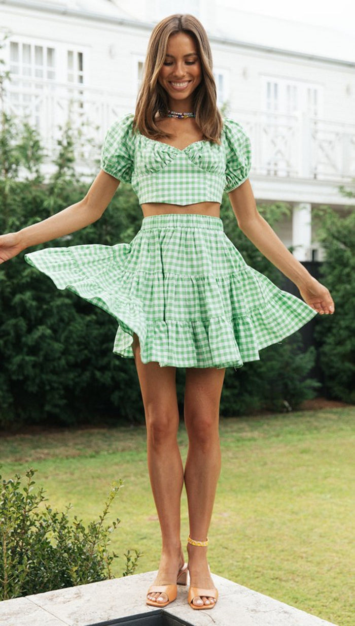 Kivara Co ord Set - Green