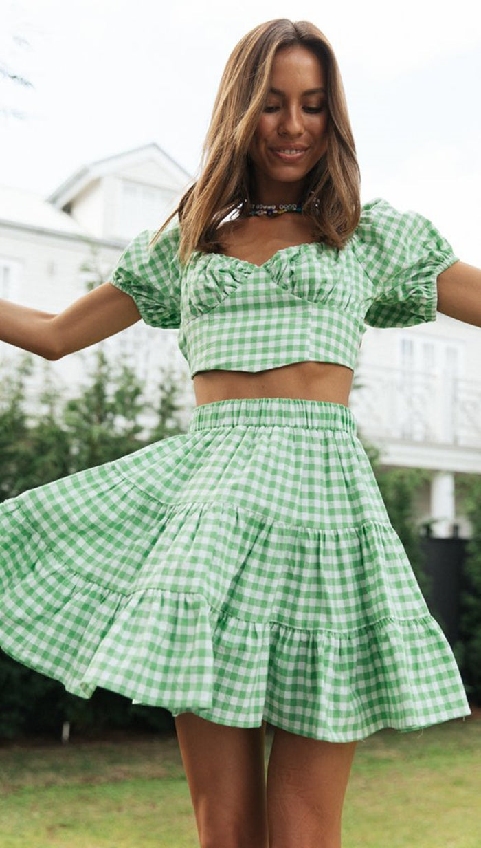 Kivara Co ord Set - Green