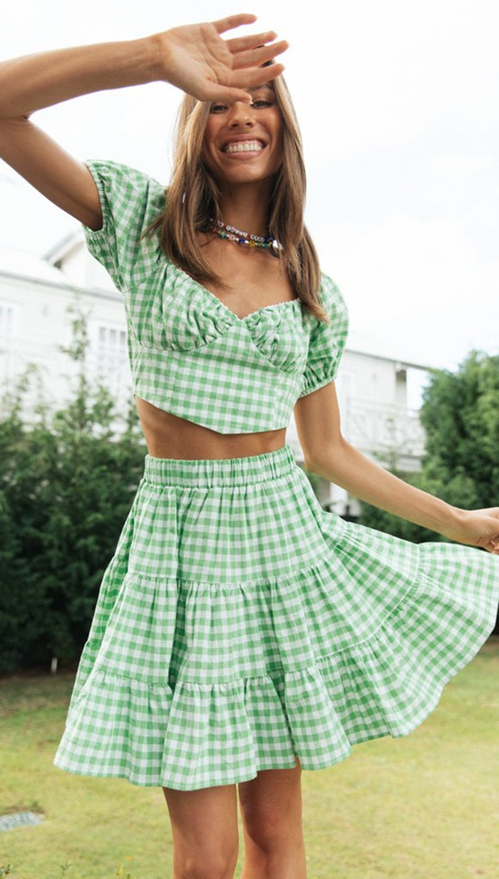 Kivara Co ord Set - Green