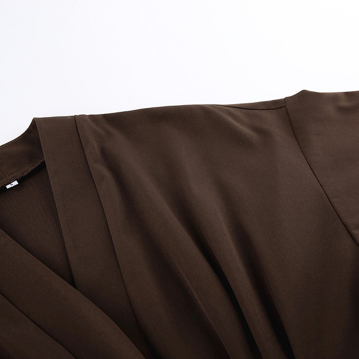 Kova Jacket Top - Brown