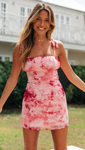 Leeva Mini Dress - Pink
