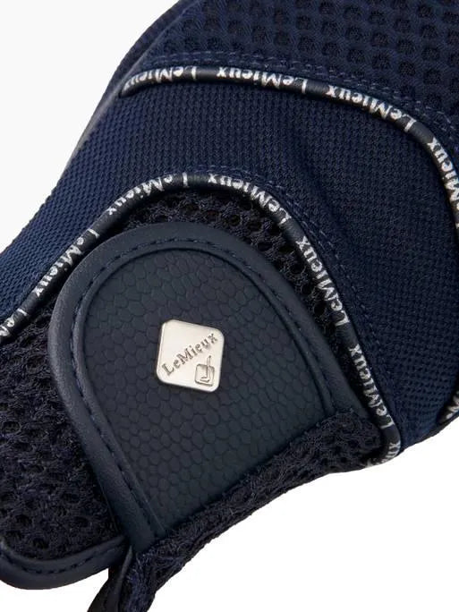 LeMieux 3D Mesh Riding Gloves - Navy - XS