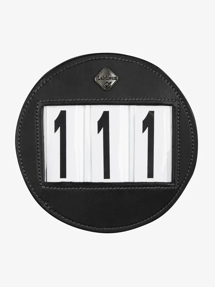 LeMieux Leather Bridle Number Holder