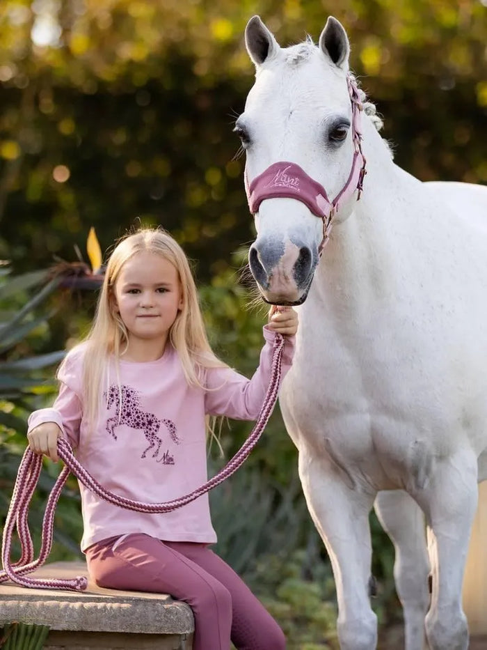 LeMieux New Mini Jamie Long Sleeve Top AW23 - Pink Quartz - 3-4 Years