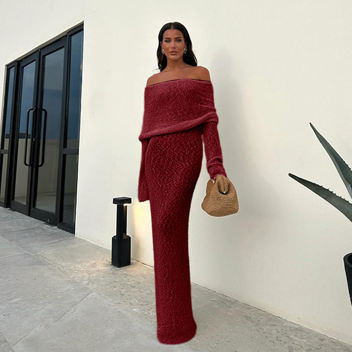 Lena Maxi Dress - Burgundy