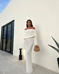Lena Maxi Dress - White