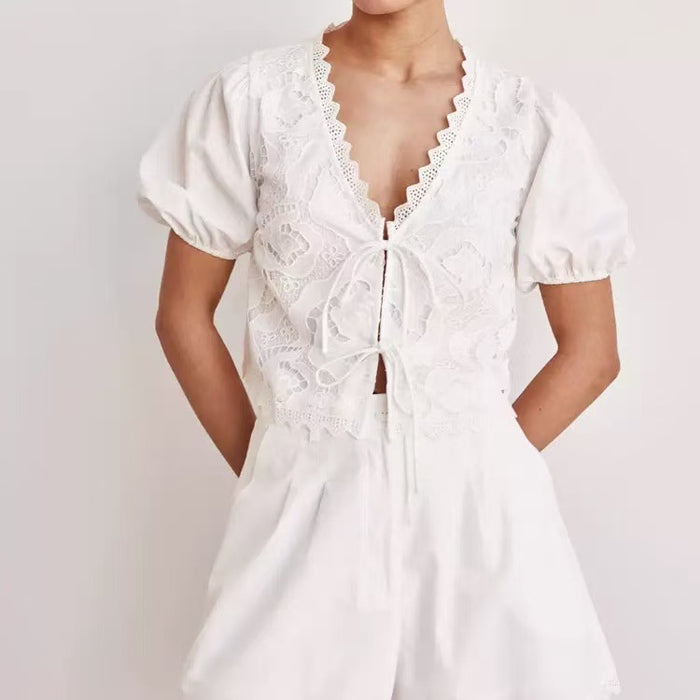 Lilium Co ord Set - White