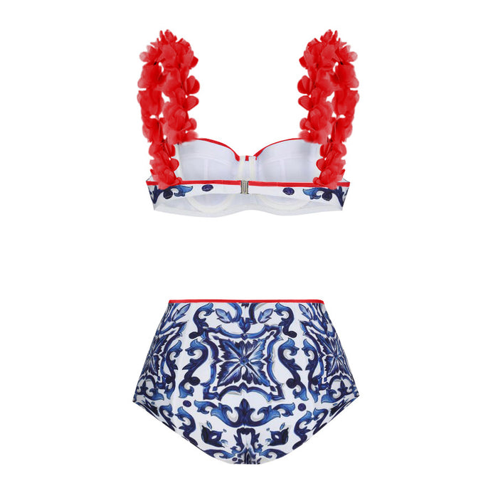 Lina Reversable Bikini - Red