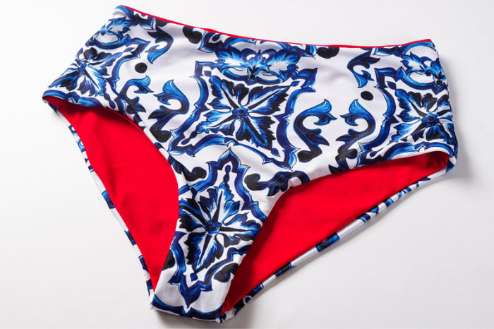 Lina Reversable Bikini - Red