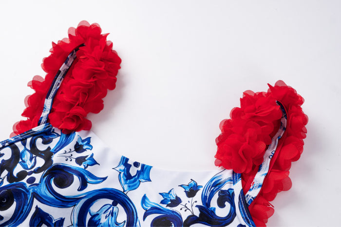 Lina Swimsuit Set - Red