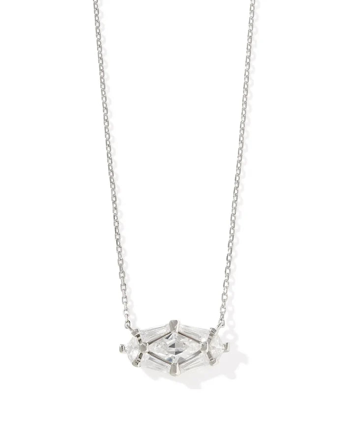 Lindy Rae Elisa Silver Short Pendant Necklace