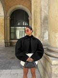 Lira Jacket Top - Black