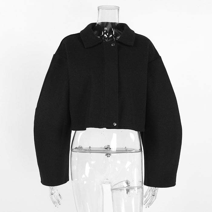 Lira Jacket Top - Black
