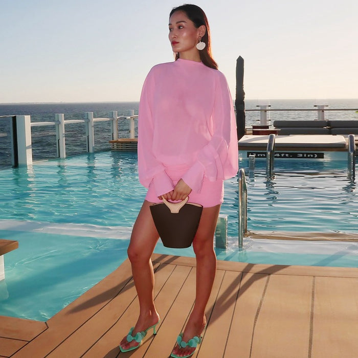 Lola Mini Dress - Pink