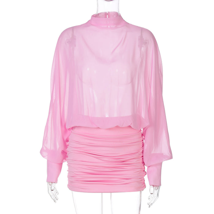 Lola Mini Dress - Pink