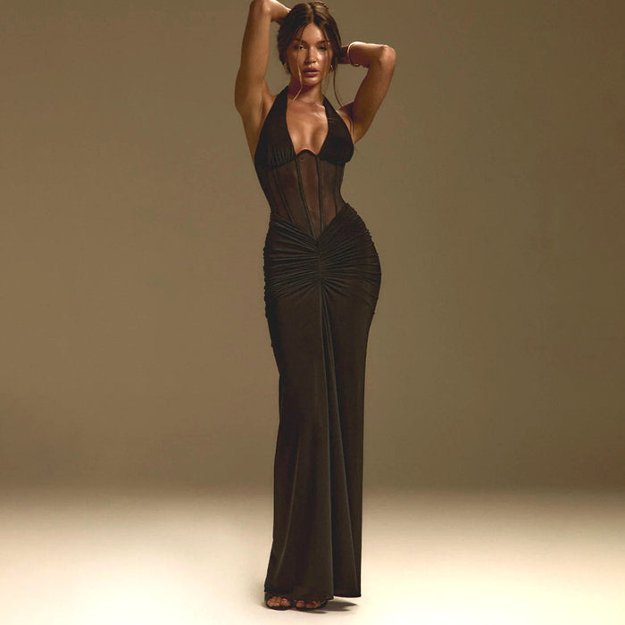 Lucina Maxi Dress - Black