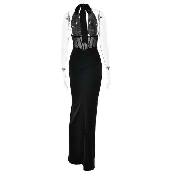 Lucina Maxi Dress - Black