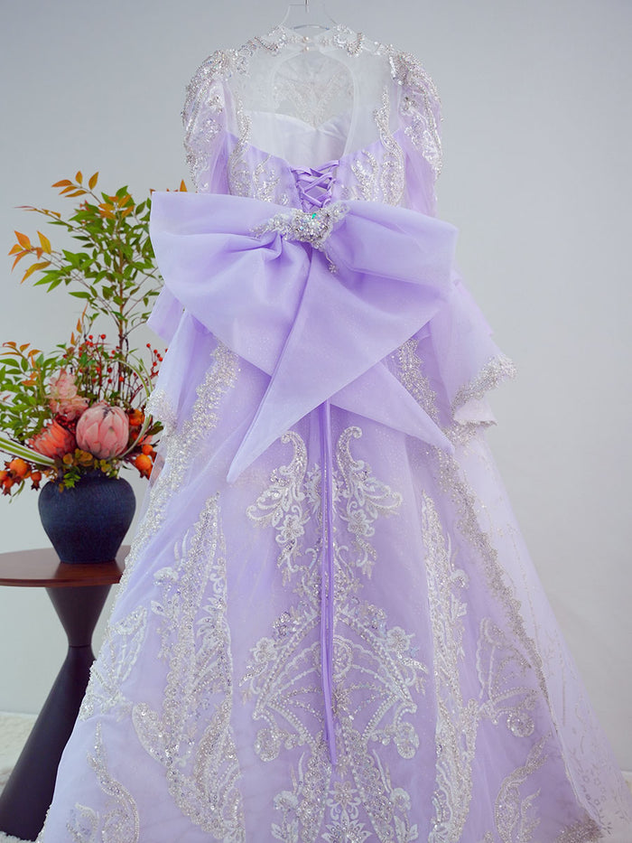 Luxury Crystal Princess Girl Dress for Birthday Pageant Party J123
