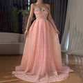 Luxury Flowers Pearls Evening Dress LA6490 On Sale - SERENE HILL