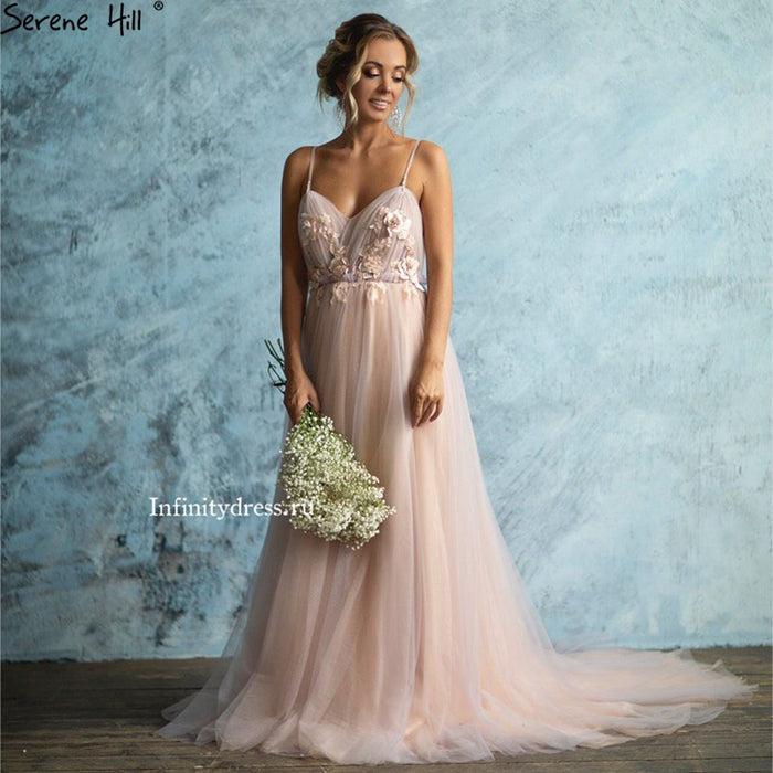 Luxury Pink Evening Dresses Backless HA2187 On Sale - SERENE HILL